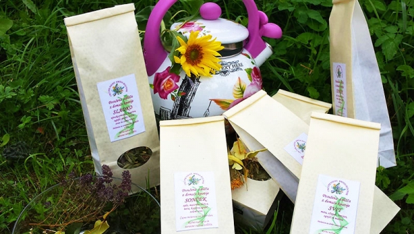 Home-produced herbal teas